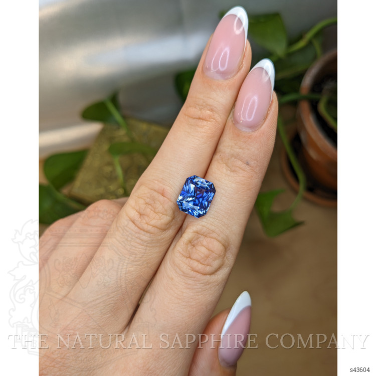 6.05 Ct. Blue Sapphire from Ceylon (Sri Lanka)