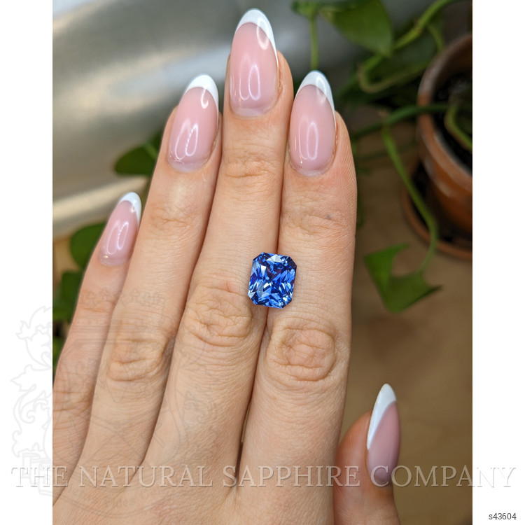 6.05 Ct. Blue Sapphire from Ceylon (Sri Lanka)