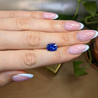 3.67 Ct. Blue Sapphire from Ceylon (Sri Lanka) Life Style
