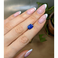 3.67 Ct. Blue Sapphire from Ceylon (Sri Lanka) Life Style