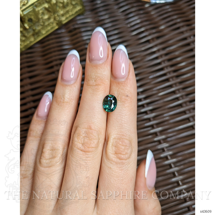 3.01 Ct. Bluish Green Sapphire from Madagascar