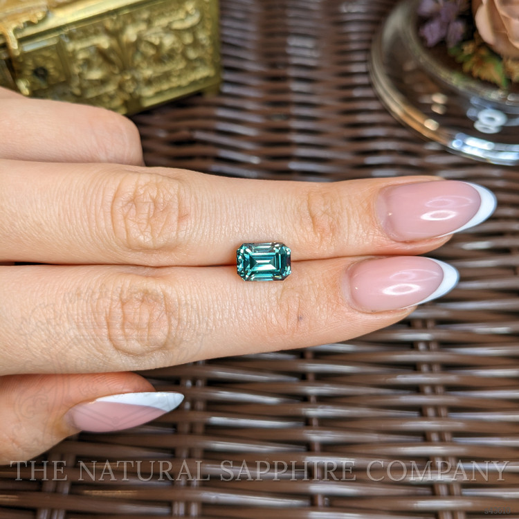 4.05 Ct. Bluish Green Sapphire from Madagascar