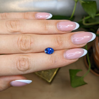 1.67 Ct. Blue Sapphire from Ceylon (Sri Lanka) Life Style