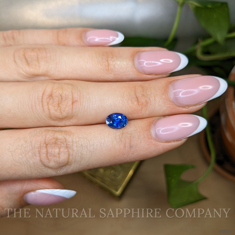 1.67 Ct. Blue Sapphire from Ceylon (Sri Lanka)