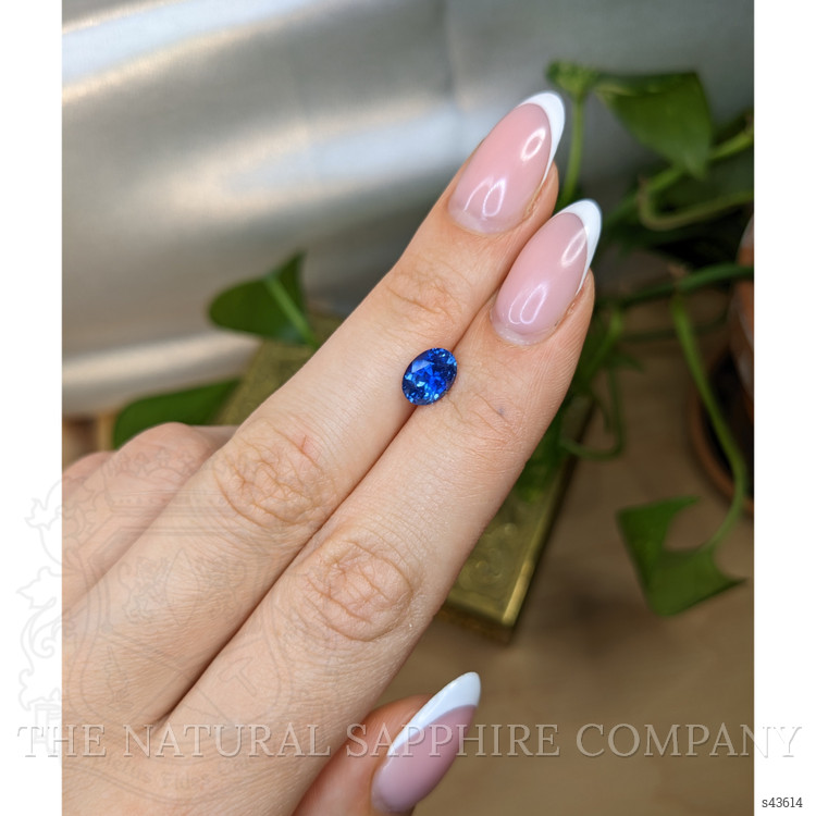 1.67 Ct. Blue Sapphire from Ceylon (Sri Lanka)