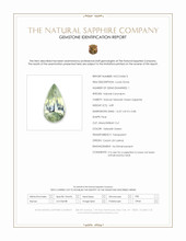 4.89 Ct. Yellowish Green Sapphire from Ceylon (Sri Lanka) Scan Report