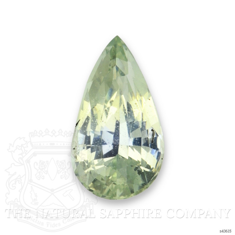 4.89 Ct. Yellowish Green Sapphire from Ceylon (Sri Lanka)