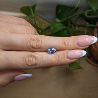 2.22 Ct. Bi Color / Parti Sapphire from Ceylon (Sri Lanka) Life Style