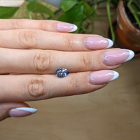 2.22 Ct. Bi Color / Parti Sapphire from Ceylon (Sri Lanka) Life Style