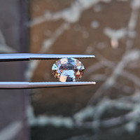 2.21 Ct. Brown Sapphire from Madagascar Life Style