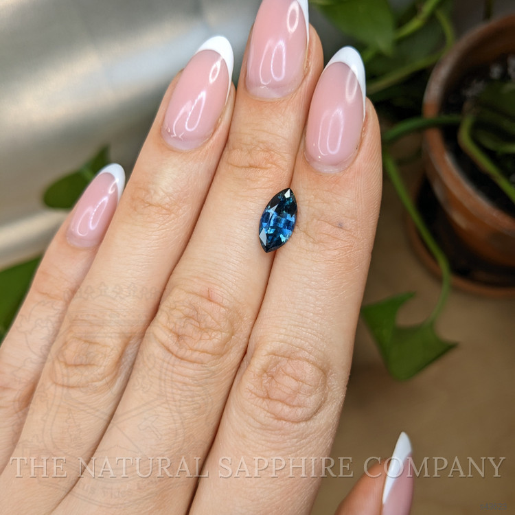 2.11 Ct. Greenish Blue Sapphire from Madagascar