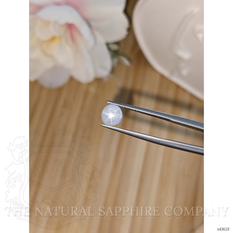1.72 Ct. Bluish Grey Star Sapphire from Ceylon (Sri Lanka)