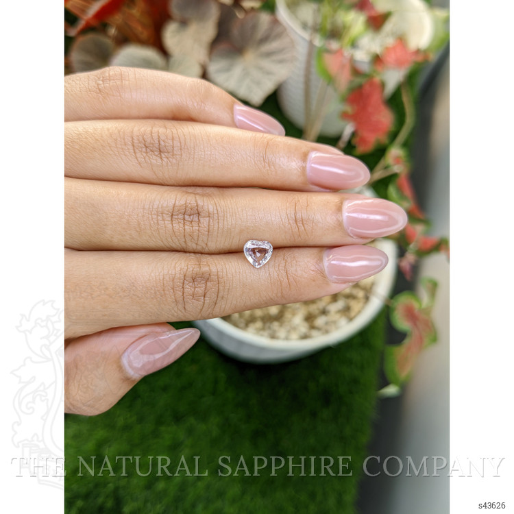 1.10 Ct. Peach Sapphire from Ceylon (Sri Lanka)