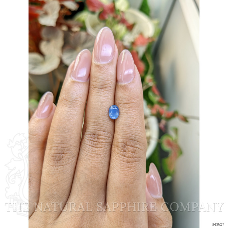 0.98 Ct. Blue Sapphire from Ceylon (Sri Lanka)