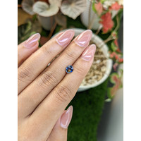 1.06 Ct. Bi Color / Parti Sapphire from Ceylon (Sri Lanka) Life Style