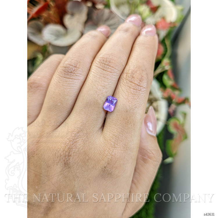 1.43 Ct. Pinkish Purple Sapphire from Ceylon (Sri Lanka)