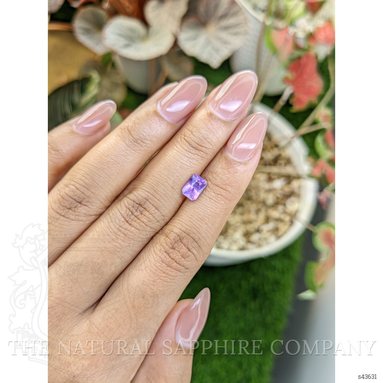 1.43 Ct. Pinkish Purple Sapphire from Ceylon (Sri Lanka)