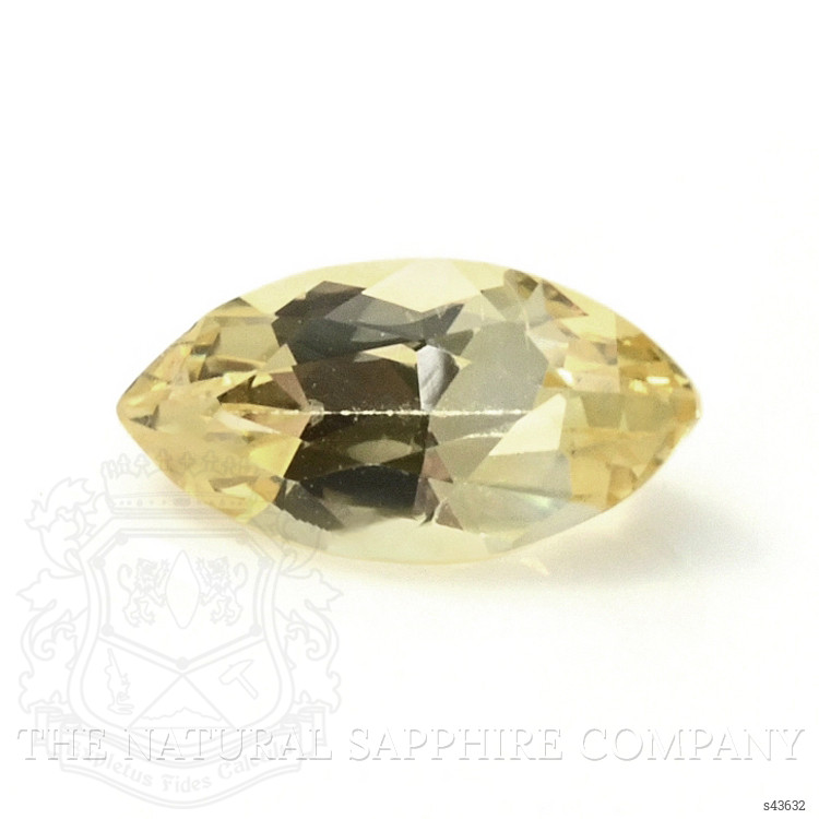 0.59 Ct. Yellow Sapphire from Ceylon (Sri Lanka)