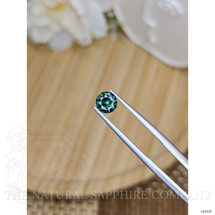 0.98 Ct. Bluish Green Sapphire from Madagascar