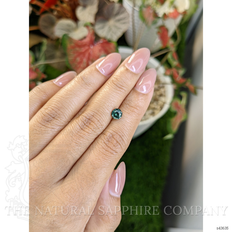 0.98 Ct. Bluish Green Sapphire from Madagascar