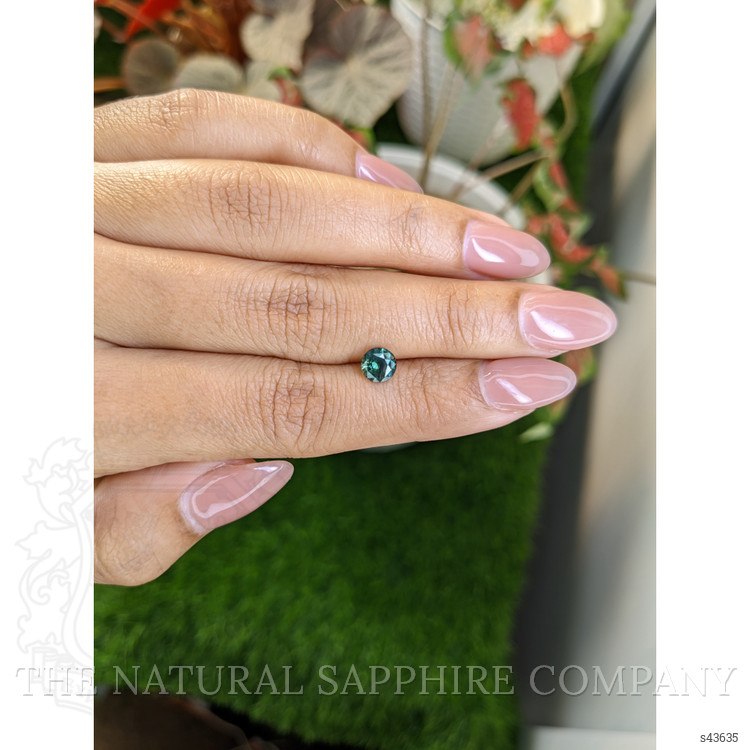0.98 Ct. Bluish Green Sapphire from Madagascar