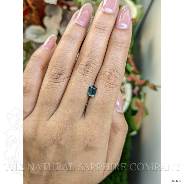 1.24 Ct. Bluish Green Sapphire from Madagascar