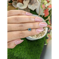 1.24 Ct. Bluish Green Sapphire from Madagascar Life Style
