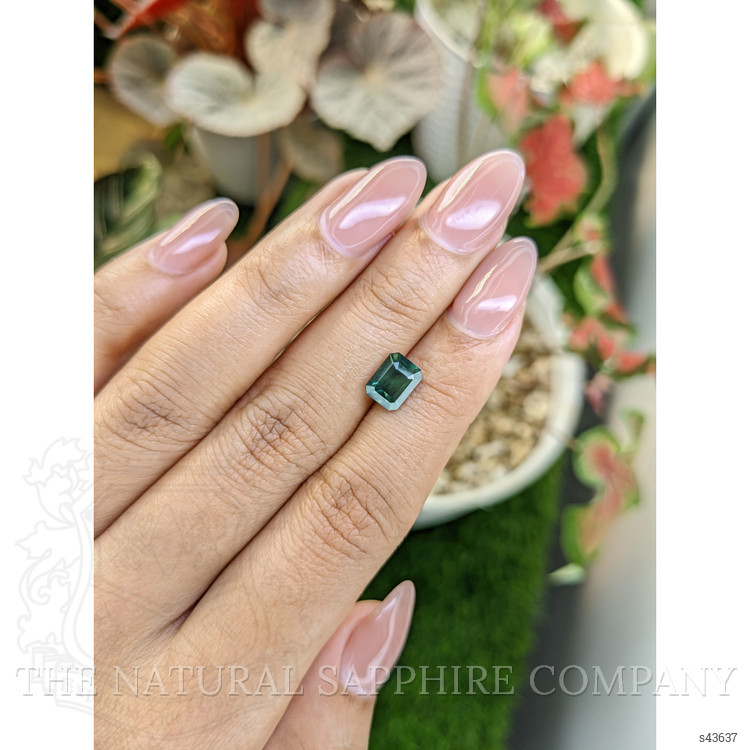 2.07 Ct. Bluish Green Sapphire from Madagascar