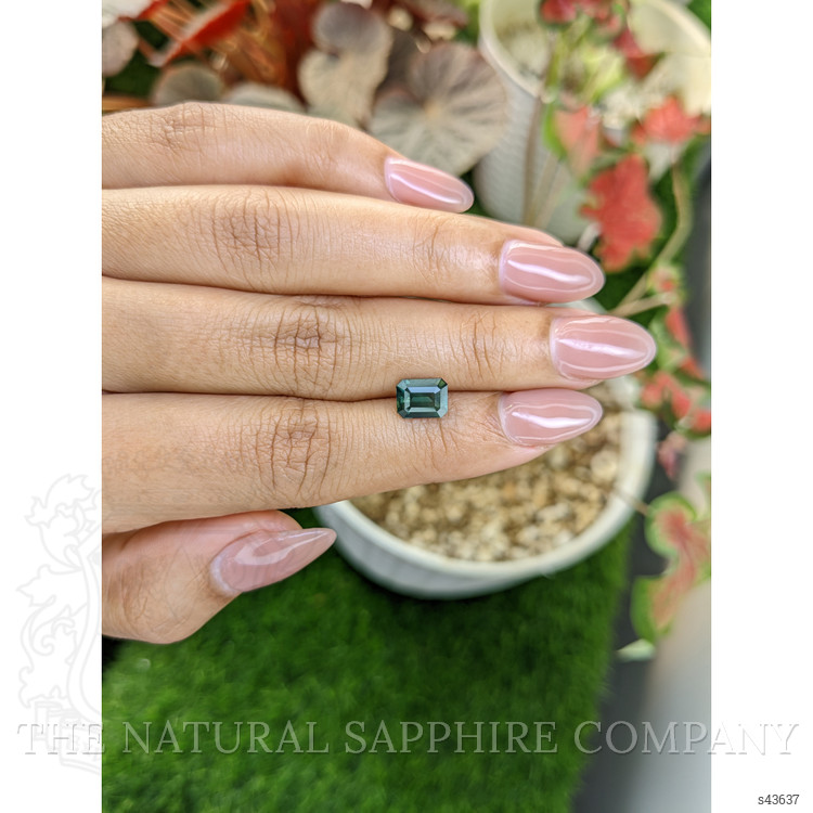2.07 Ct. Bluish Green Sapphire from Madagascar