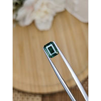 2.07 Ct. Bluish Green Sapphire from Madagascar Life Style