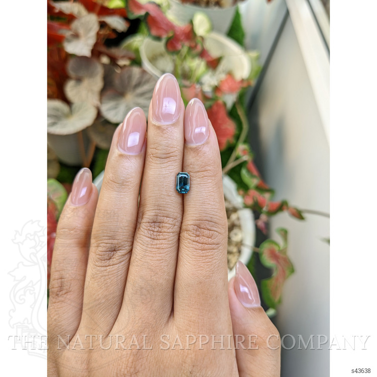 1.32 Ct. Greenish Blue Sapphire from Madagascar