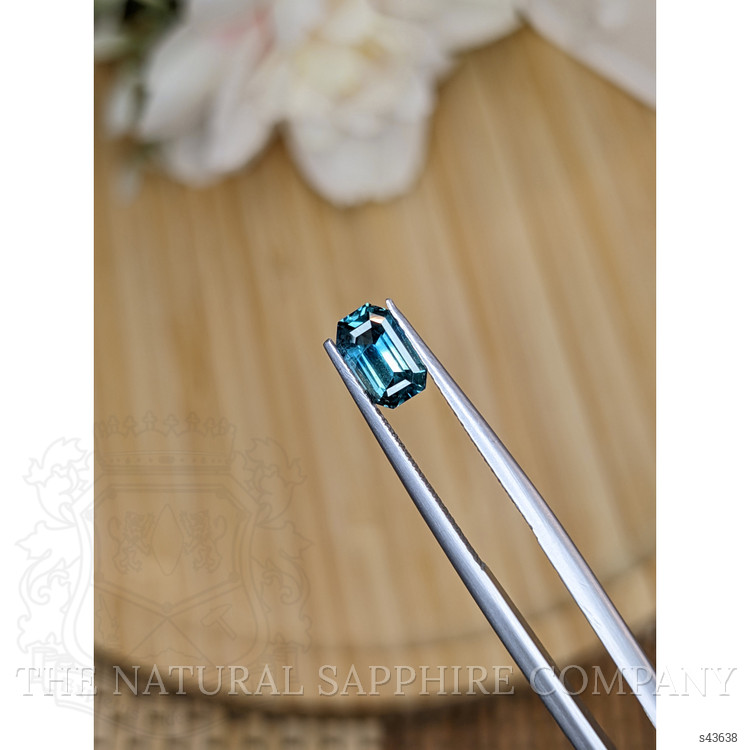 1.32 Ct. Greenish Blue Sapphire from Madagascar