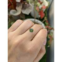 1.08 Ct. Yellowish Green Sapphire from Madagascar Life Style
