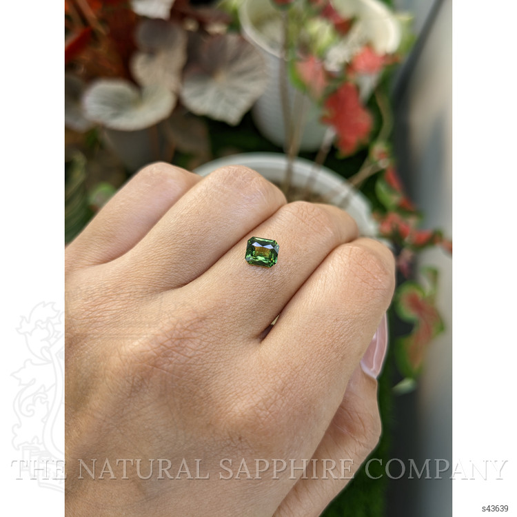1.08 Ct. Yellowish Green Sapphire from Madagascar