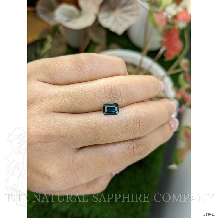 1.30 Ct. Greenish Blue Sapphire from Madagascar