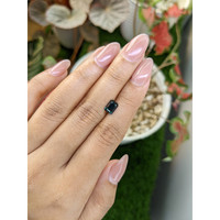 1.30 Ct. Greenish Blue Sapphire from Madagascar Life Style