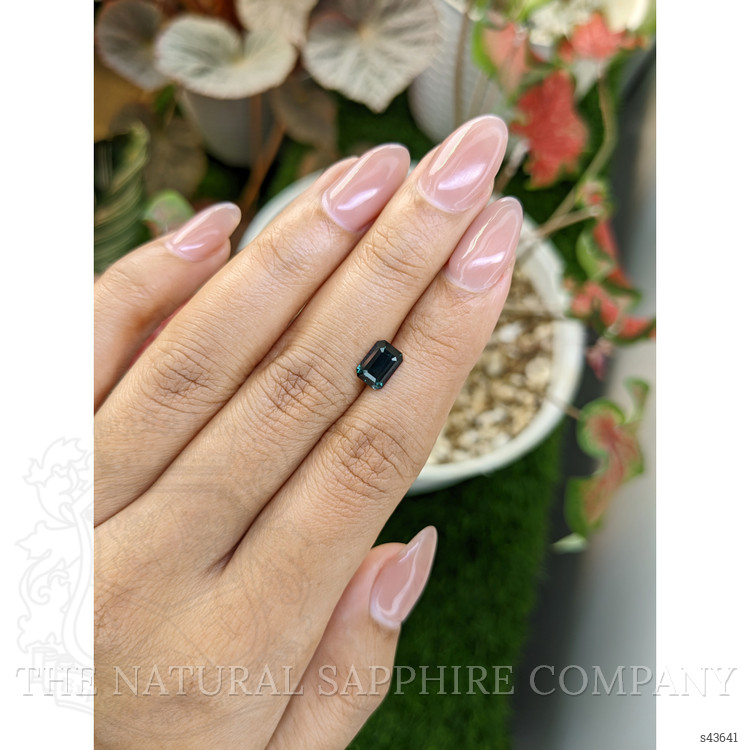 1.30 Ct. Greenish Blue Sapphire from Madagascar