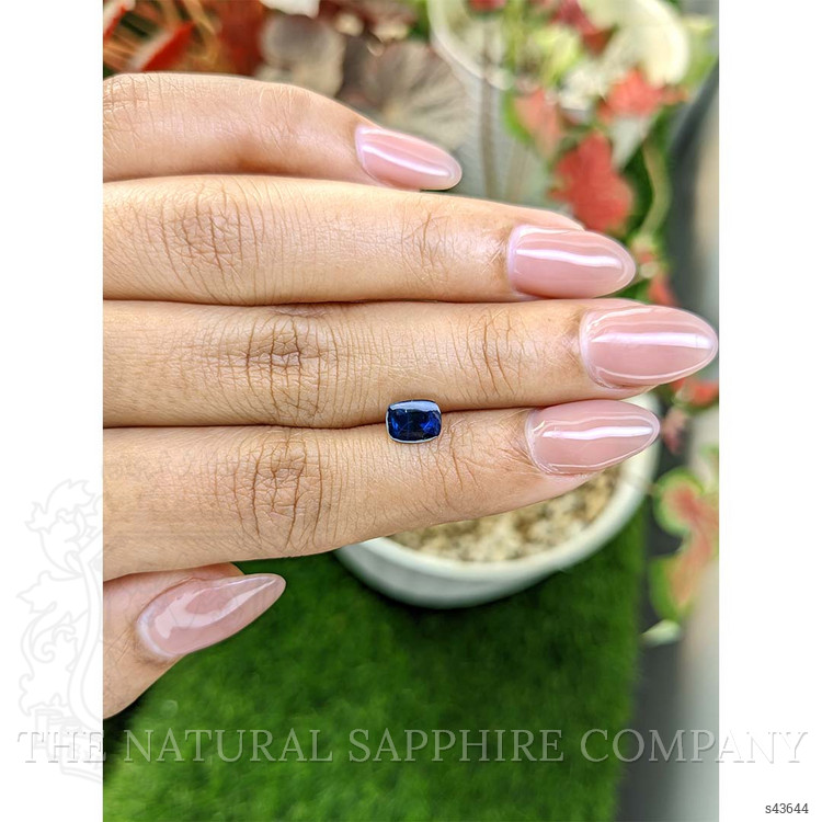 1.27 Ct. Blue Cabochon Sapphire from Ceylon (Sri Lanka)