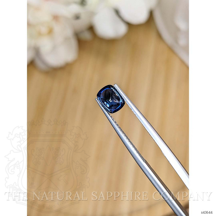 1.27 Ct. Blue Cabochon Sapphire from Ceylon (Sri Lanka)