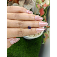 0.84 Ct. Bluish Purple Sapphire from Ceylon (Sri Lanka) Life Style