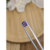 0.84 Ct. Bluish Purple Sapphire from Ceylon (Sri Lanka) Life Style