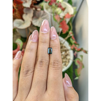 1.48 Ct. Bluish Green Sapphire from Madagascar Life Style