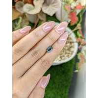 1.48 Ct. Bluish Green Sapphire from Madagascar Life Style