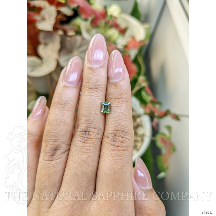 1.09 Ct. Yellowish Green Sapphire from Madagascar