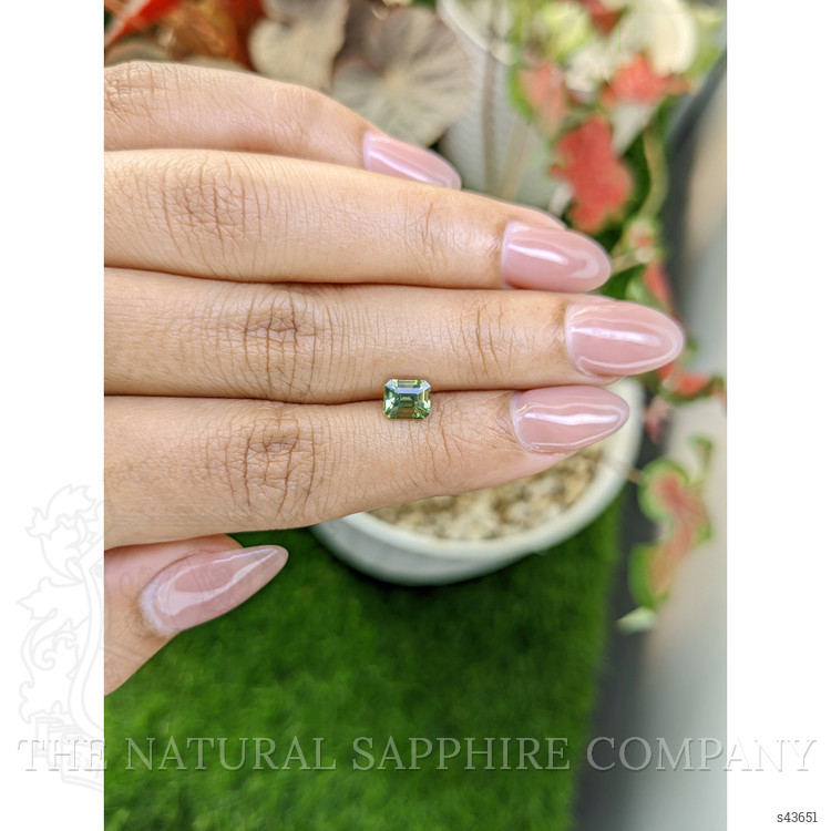 1.09 Ct. Yellowish Green Sapphire from Madagascar