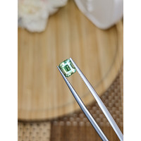 1.09 Ct. Yellowish Green Sapphire from Madagascar Life Style