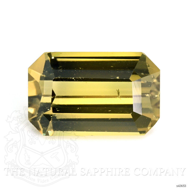 1.87 Ct. Greenish Yellow Sapphire from Ceylon (Sri Lanka)