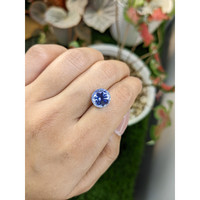 5.69 Ct. Blue Sapphire from Ceylon (Sri Lanka) Life Style