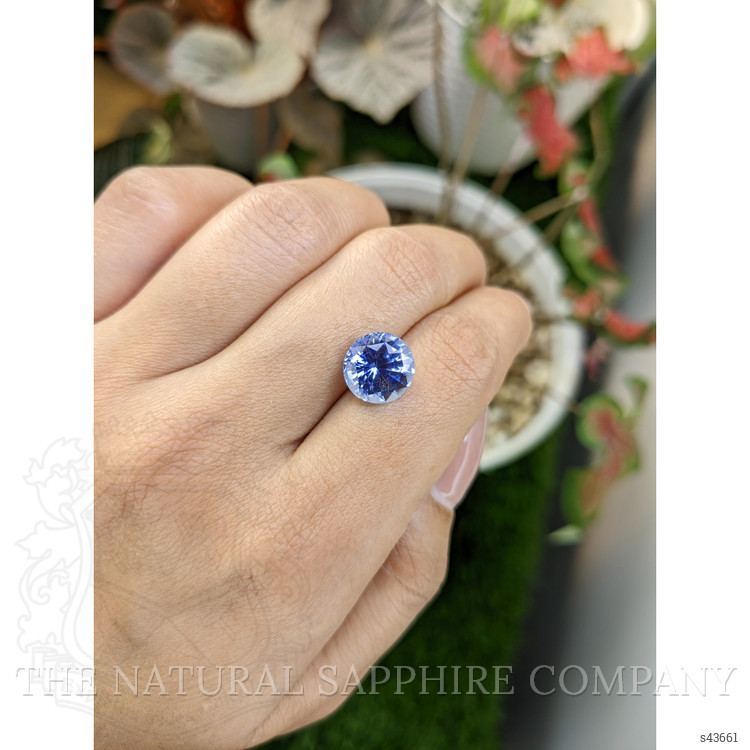 5.69 Ct. Blue Sapphire from Ceylon (Sri Lanka)