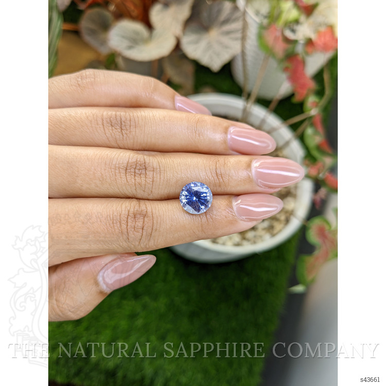 5.69 Ct. Blue Sapphire from Ceylon (Sri Lanka)